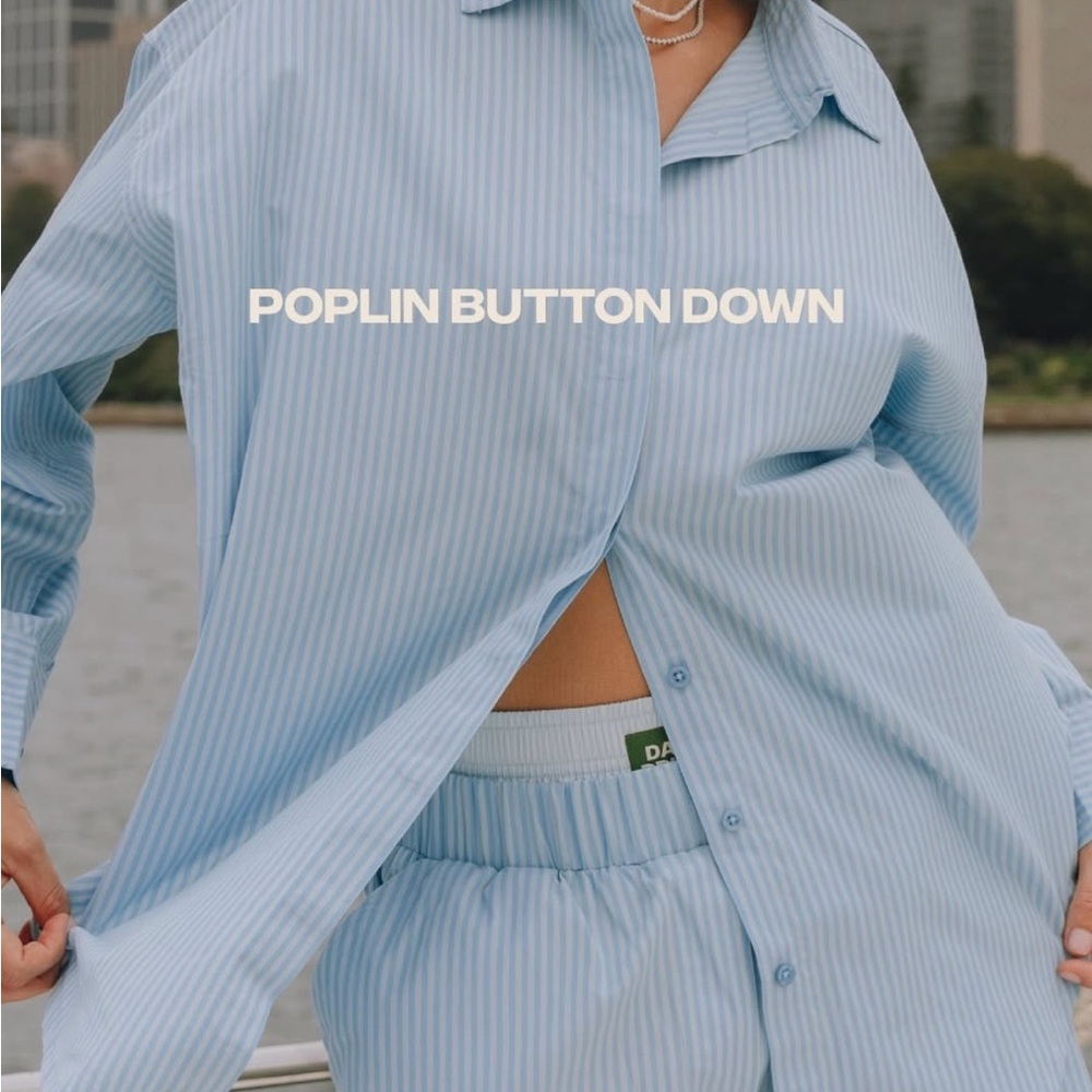Daily Drills Poplin Button Down Shirt